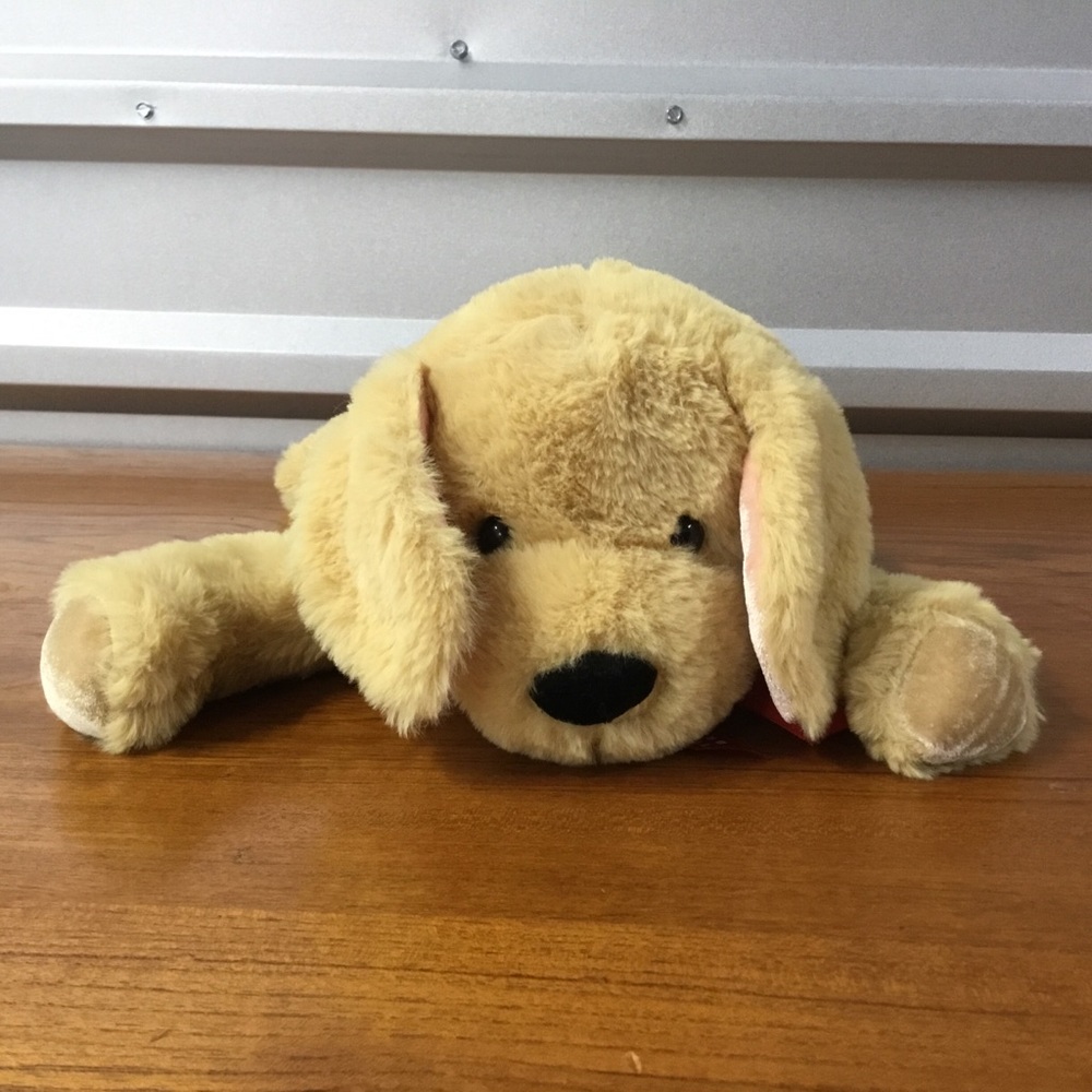 Two Blind Brothers Guider Yellow Lab Golden Retriever Dog Plush Stuffed Animal